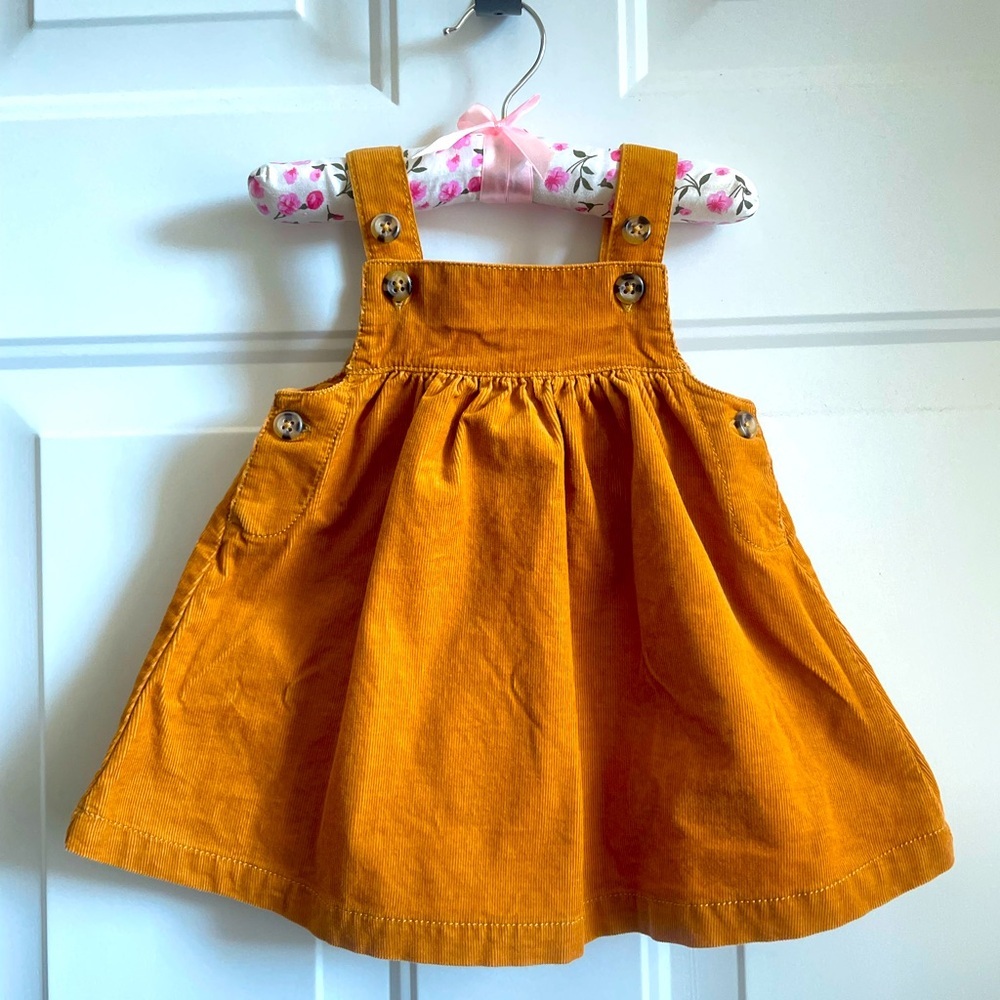 Carter’s Baby Girl Sleeveless Velvet Fall Dress | Size: 6 Months